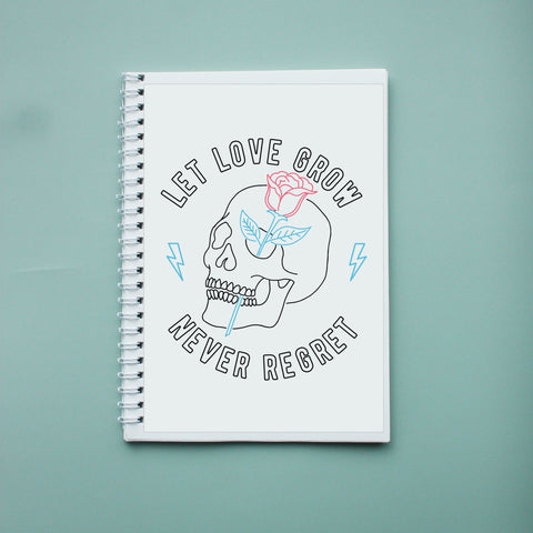 Sổ tay/ notebook in hình Let Love Grow