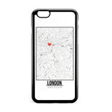 Ốp lưng dẻo iphone in hình Love City Map - London