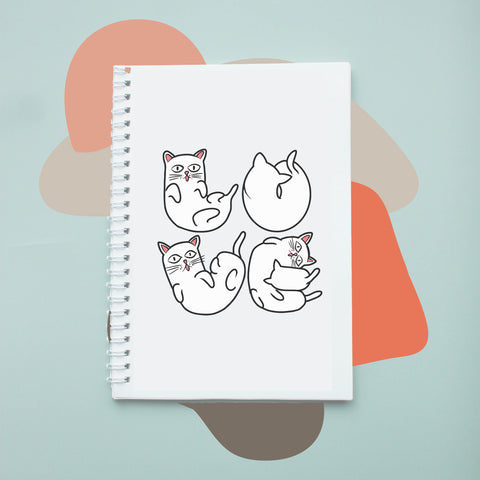 Sổ tay notebook giấy ford in hình Cat Lover Love
