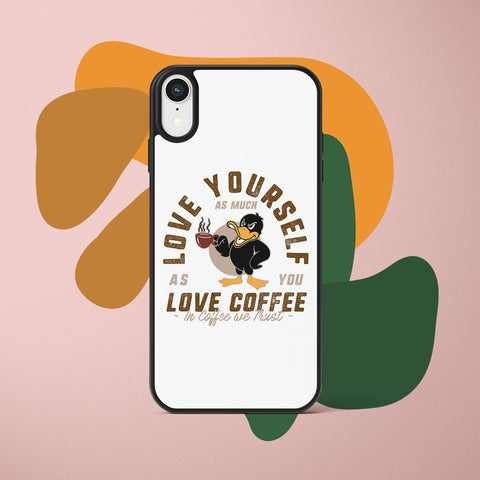 Ốp lưng iphone in hình Coffee Lover - Love yourself as you love coffee (đủ model iphone)