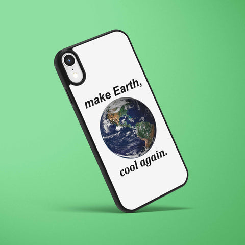 Ốp lưng iphone in hình Make Earth Cool Again