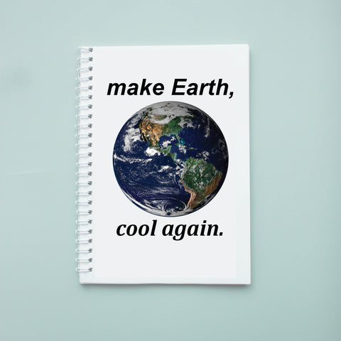 Sổ tay/ notebook in hình make earth