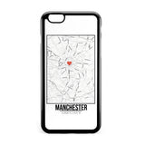 Ốp lưng dẻo iphone in hình Love City Map - Manchester