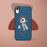 Ốp lưng iphone in hình Half Skeleton - Mario (đủ model iphone)