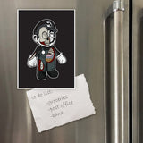 Miếng hít tủ lạnh giữ note in hình Halk Skeleton Mario 2