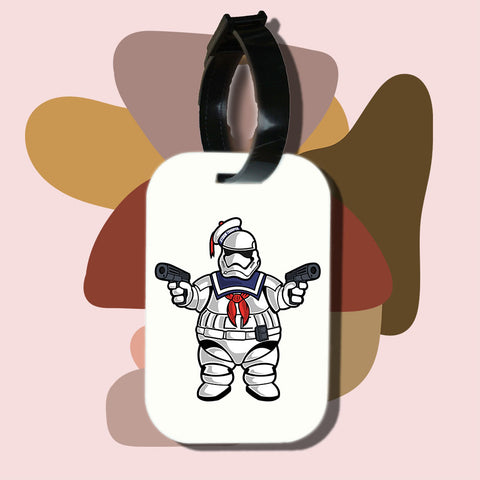 Travel tag cho túi xách/balo du lịch in hình Star wars Marshmallow Trooper