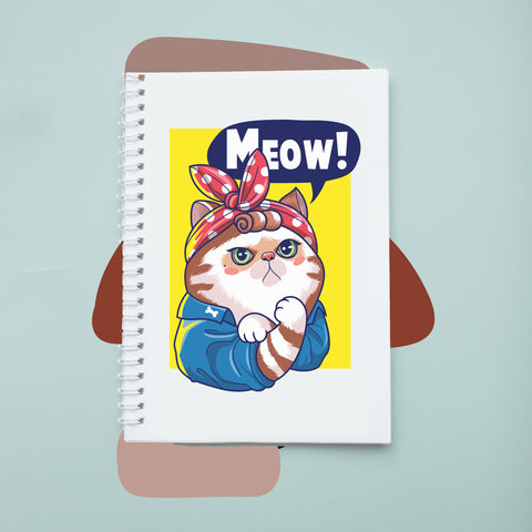 Sổ tay notebook giấy ford in hình Cat Lover Femeowism