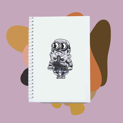Sổ tay notebook giấy ford in hình Super Heroes Minion Trooper