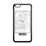Ốp lưng dẻo iphone in hình Love City Map - Montreal