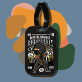 Travel tag cho túi xách/balo du lịch in hình pop culture cartoon series - mortal kombat scorpion