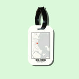 Travel tag cho túi xách/balo du lịch in hình Love City Vietnam - Nha Trang