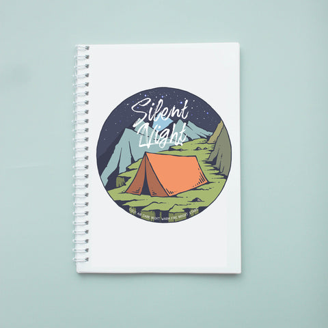 Sổ tay/ notebook in hình night camp