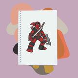 Sổ tay notebook giấy ford in hình Super Heroes Ninja Deadpool