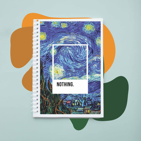 Sổ tay notebook giấy ford in hình Nothing Starry Night
