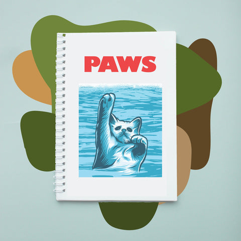 Sổ tay notebook giấy ford in hình Cat Lover Paws