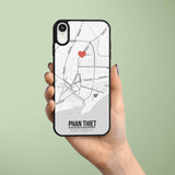 Ốp lưng  iphone in hình Love City Vietnam Map - Phan Thiet (đủ model iphone)