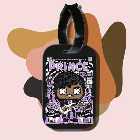 Travel tag cho túi xách/balo du lịch in hình pop culture cartoon series - Prince