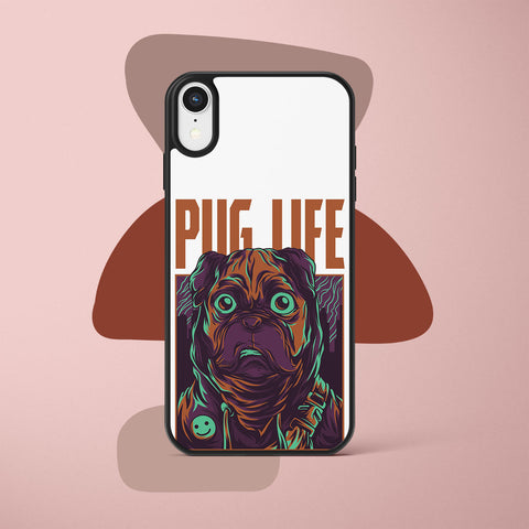 Ốp lưng iphone in hình Pug Life (đủ model iphone)