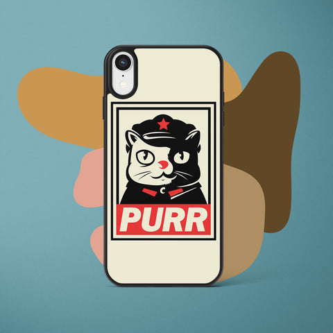 Ốp lưng iphone in hình Cat Lovers - Purr (đủ model iphone)