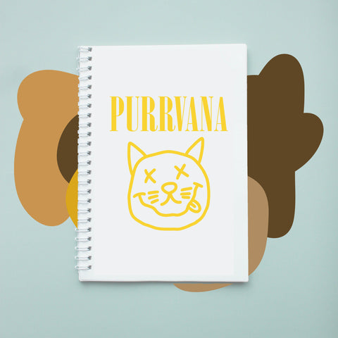 Sổ tay notebook giấy ford in hình Cat Lover Purrvana