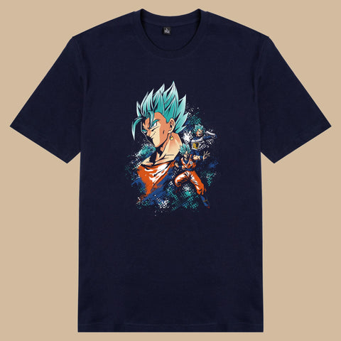 Áo thun unisex cotton in hình Dragonball - The Return of the ultimate Vegito (nhiều màu)