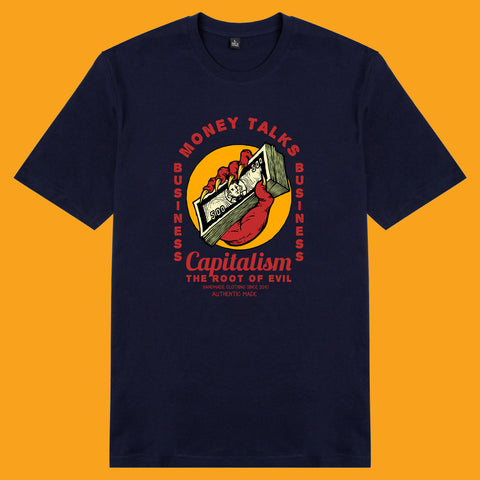 Áo thun unisex cotton 100% in hình Root of Evil (nhiều màu)