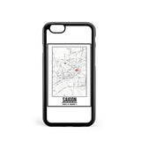 Ốp lưng dẻo iphone in hình Love City Map - Saigon