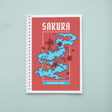 Sổ tay/ notebook in hình sakura 1