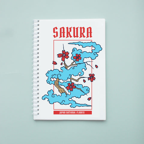 Sổ tay/ notebook in hình sakura