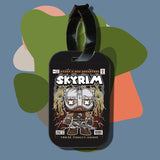 Travel tag cho túi xách/balo du lịch in hình pop culture cartoon series - Skyrim