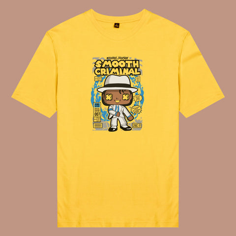 Áo thun unisex cotton in hình pop culture cartoon series - Michael Jackson Smooth Criminal (nhiều màu)