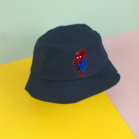 Nón bucket in hình  Super Heroes - Spider Plumber (nhiều màu)