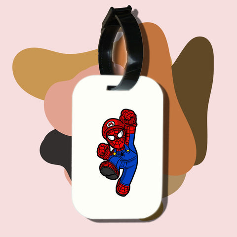 Travel tag cho túi xách/balo du lịch in hình Super Heroes - Spider Plumber