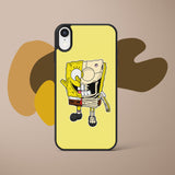 Ốp lưng iphone in hình Half Skeleton - Spongebob (đủ model iphone)