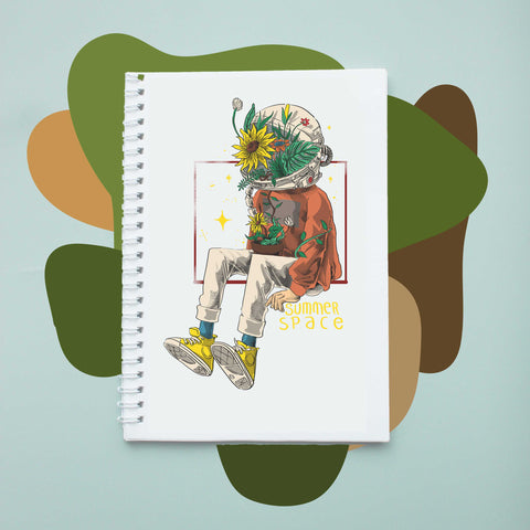 Sổ tay notebook giấy ford in hình Summer Space