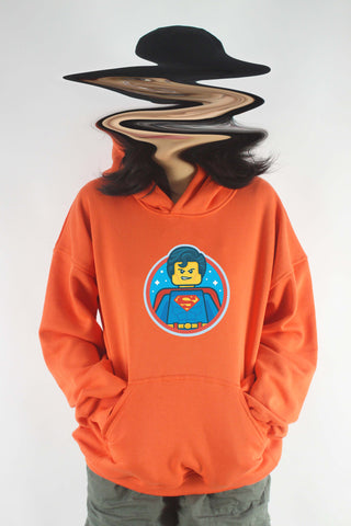 Áo khoác hoodie unisex cotton hình Lego series -  Superman (nhiều màu)