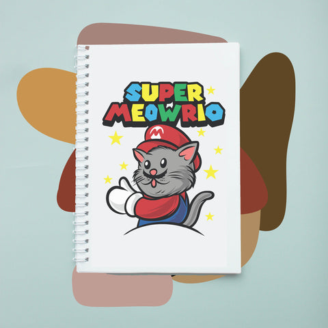 Sổ tay notebook giấy ford in hình Cat Lover Super Moewrio