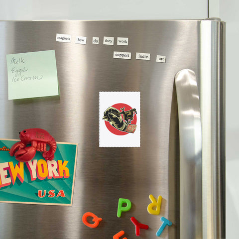 Miếng hít tủ lạnh giữ note in hình Tattoo Artist