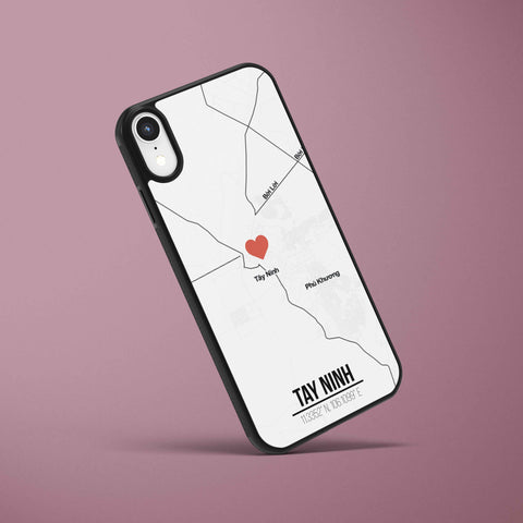 Ốp lưng  iphone in hình Love City Vietnam Map - Tây Ninh (đủ model iphone)