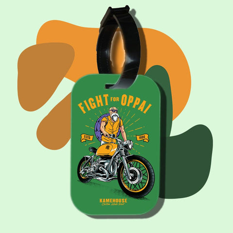 Travel tag cho túi xách/balo du lịch in hình Thần Rùa Kame biker