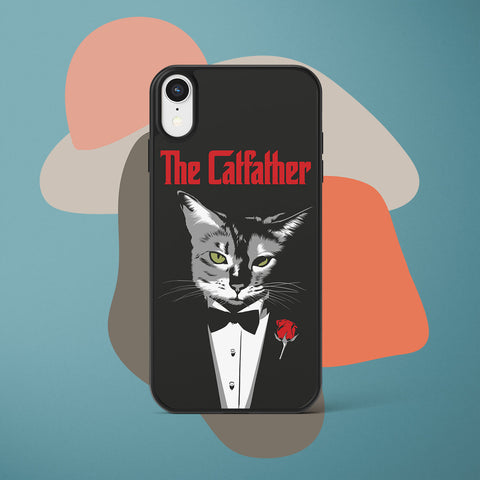Ốp lưng iphone in hình Cat Lovers - The CatFather (đủ model iphone)