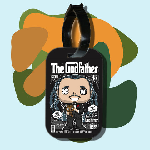 Travel tag cho túi xách/balo du lịch in hình pop culture cartoon series - The Godfather