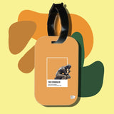Travel tag cho túi xách/balo du lịch in hình Pantone Series - The Struggler