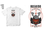 Áo thun unisex cotton 100% in hình Bushido - spirit of ancient Japanese samurai