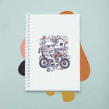 Sổ tay notebook giấy ford in hình Super Heroes Trooper Biker