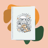 Sổ tay notebook giấy ford in hình Star Wars Trooper Formula racer