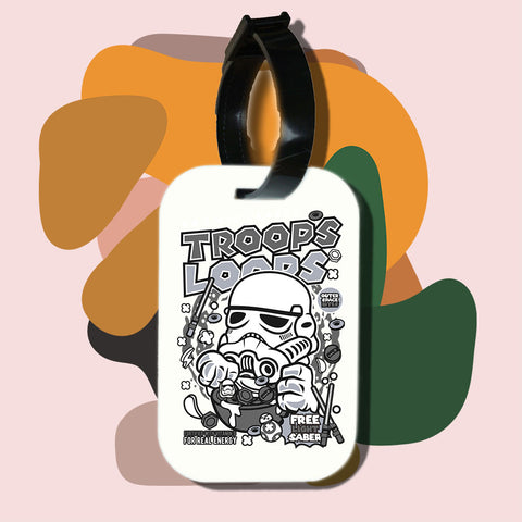 Travel tag cho túi xách/balo du lịch in hình Star wars - Trooper Loops