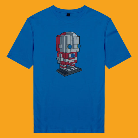 Áo thun unisex cotton in hình funky cartoon series - ultraman lego (nhiều màu)