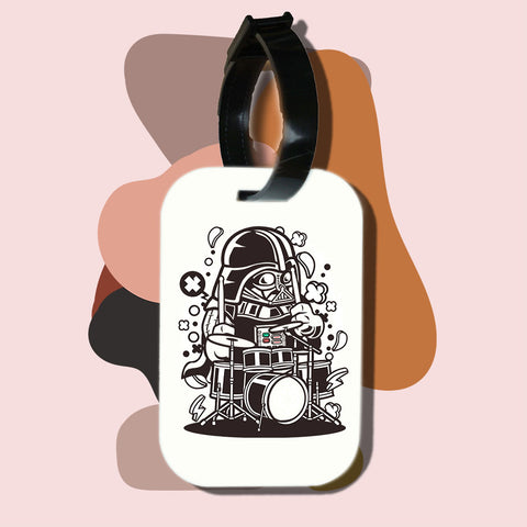 Travel tag cho túi xách/balo du lịch in hình Star Wars Vader Drummer