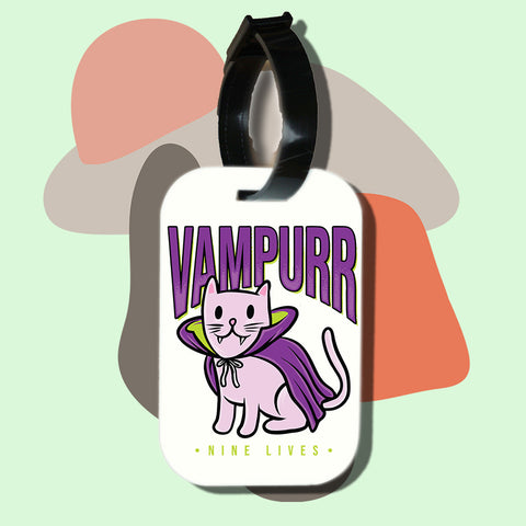 Travel tag cho túi xách/balo du lịch in hình Cat Lover series - vampurr